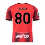 Camiseta De Futbol AC Milan Jugador Musah Primera 2023-2024