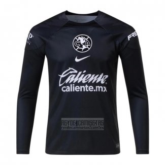 Camiseta De Futbol America Portero Primera Manga Larga 2023-2024