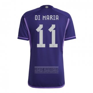 Camiseta De Futbol Argentina Jugador Di Maria Segunda 2022