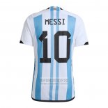 Camiseta De Futbol Argentina Jugador Messi Primera 2022