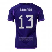 Camiseta De Futbol Argentina Jugador Romero Segunda 2022