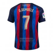 Camiseta De Futbol Barcelona Jugador O.Dembele Primera 2022-2023