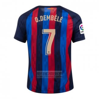 Camiseta De Futbol Barcelona Jugador O.Dembele Primera 2022-2023