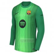 Camiseta De Futbol Barcelona Portero Primera Manga Larga 2025-2026