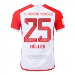 Camiseta De Futbol Bayern Munich Jugador Muller Primera 2023-2024