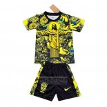 Camiseta De Futbol Brasil Jesus Nino 2024-2025 Amarillo
