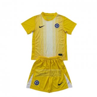 Camiseta De Futbol Chelsea Portero Nino 2025-2026 Amarillo