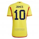 Camiseta De Futbol Colombia Jugador James Primera 2022