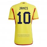 Camiseta De Futbol Colombia Jugador James Primera 2022