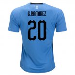 Camiseta De Futbol Uruguay Jugador G.ramirez Primera 2018