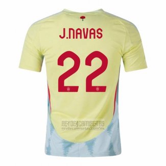 Camiseta De Futbol Espana Jugador J.Navas Segunda 2024