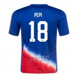 Camiseta De Futbol Estados Unidos Jugador Pepi Segunda 2024