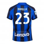 Camiseta De Futbol Inter Milan Jugador Barella Primera 2022-2023