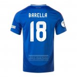 Camiseta De Futbol Italia Jugador Barella Primera 2024-2025