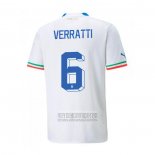 Camiseta De Futbol Italia Jugador Verratti Segunda 2022