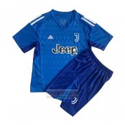 Camiseta De Futbol Juventus Portero Nino 2023-2024 Azul