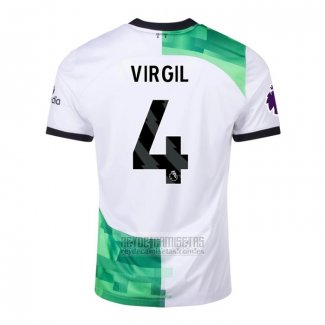Camiseta De Futbol Liverpool Jugador Virgil Segunda 2023-2024
