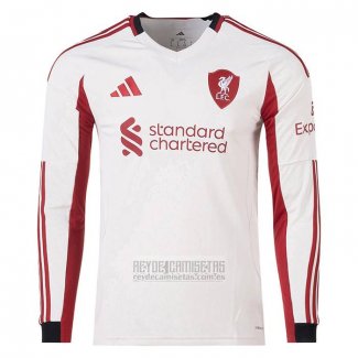 Camiseta De Futbol Liverpool Segunda Manga Larga 2025-2026