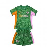 Camiseta De Futbol PSV Portero Nino 2025-2026 Verde