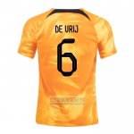 Camiseta De Futbol Paises Bajos Jugador De Vrij Primera 2022