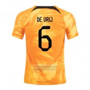 Camiseta De Futbol Paises Bajos Jugador De Vrij Primera 2022