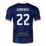 Camiseta De Futbol Paises Bajos Jugador Dumfries Segunda 2024-2025