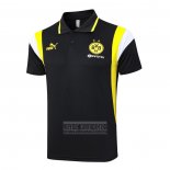Camiseta De Futbol Polo del Borussia Dortmund 2023-2024 Negro