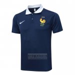 Camiseta De Futbol Polo del Francia 2024-2025 Azul