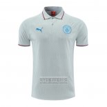 Camiseta De Futbol Polo del Manchester City 2022-2023 Gris