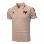 Camiseta De Futbol Polo del Sao Paulo 2023-2024 Amarillo
