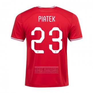 Camiseta De Futbol Polonia Jugador Piatek Segunda 2022