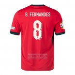 Camiseta De Futbol Portugal Jugador B.Fernandes Primera 2024