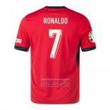 Camiseta De Futbol Portugal Jugador Ronaldo Primera 2024