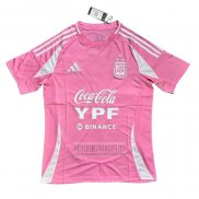 Camiseta De Futbol Pre Partido del Argentina 2025 Rosa