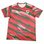 Camiseta De Futbol Pre Partido del Gales 2024 Rojo