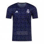 Camiseta De Futbol Pre Partido del Real Madrid 2023 Gris