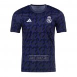 Camiseta De Futbol Pre Partido del Real Madrid 2023 Gris