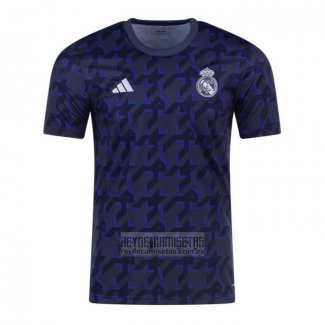 Camiseta De Futbol Pre Partido del Real Madrid 2023 Gris