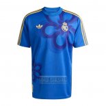 Camiseta De Futbol Pre Partido del Real Madrid 2025-2026 Azul