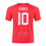 Camiseta De Futbol Suiza Jugador Xhaka Primera 2022