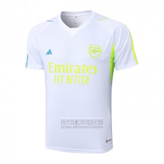 Camiseta de Futbol de Entrenamiento Arsenal 2023-2024 Blanco