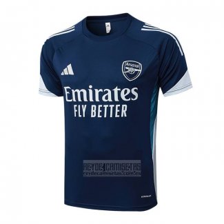 Camiseta De Futbol de Entrenamiento Arsenal 2025-2026 Azul Gris