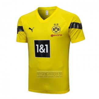 Camiseta De Futbol de Entrenamiento Borussia Dortmund 2022-2023 Amarillo