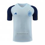 Camiseta De Futbol de Entrenamiento Espana 2023-2024 Azul
