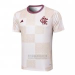 Camiseta De Futbol de Entrenamiento Flamengo 2024-2025 Blanco