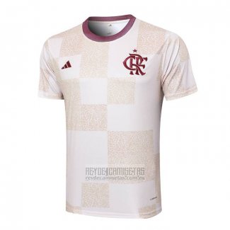 Camiseta De Futbol de Entrenamiento Flamengo 2024-2025 Blanco