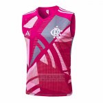 Camiseta De Futbol de Entrenamiento Flamengo Sin Mangas 2025-2026 Rosa