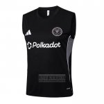 Camiseta De Futbol de Entrenamiento Inter Miami Sin Mangas 2025-2026 Negro