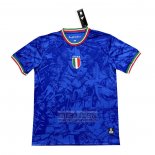 Camiseta De Futbol de Entrenamiento Italia 2024-2025 Azul