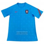 Camiseta De Futbol de Entrenamiento Portugal 2021 Azul